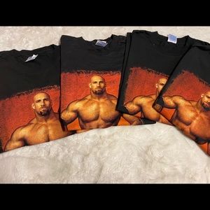 Lot of 4 WCW Goldberg Tees